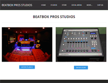 Tablet Screenshot of beatboxpros.com